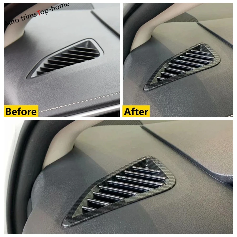 

Front Dashboard Air Conditioner Outlet AC Vent Decoration Frame Cover Trim For Toyota Corolla Cross 2021 - 2024 Car Accessories