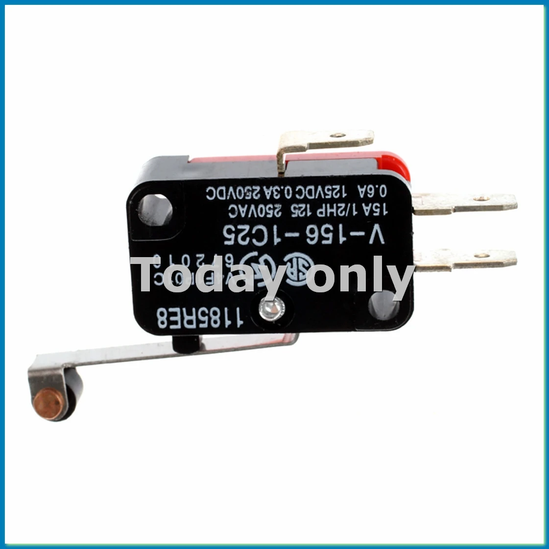 

Мини-концевой выключатель с длинным шарнирным роликовым рычагом SPDT Snap Action LOT - красный и черный-A09I