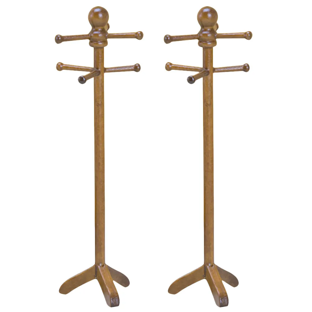 

2 шт. миниатюрные металлические сушилки для одежды в винтажном стиле, масштаб 1:12, для декора интерьера кукольного домика, для ролевых игр