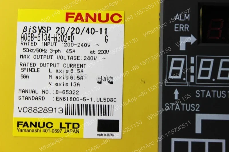 A06B-6134-H302 #D Used  Servo Drive Amplifier Module For CNC Machine