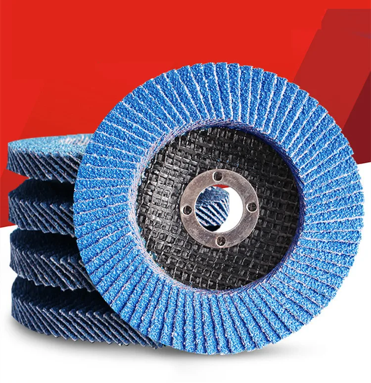 Flap disc polishing pad metal polishing 100 thickened Louvre blade polishing wheel