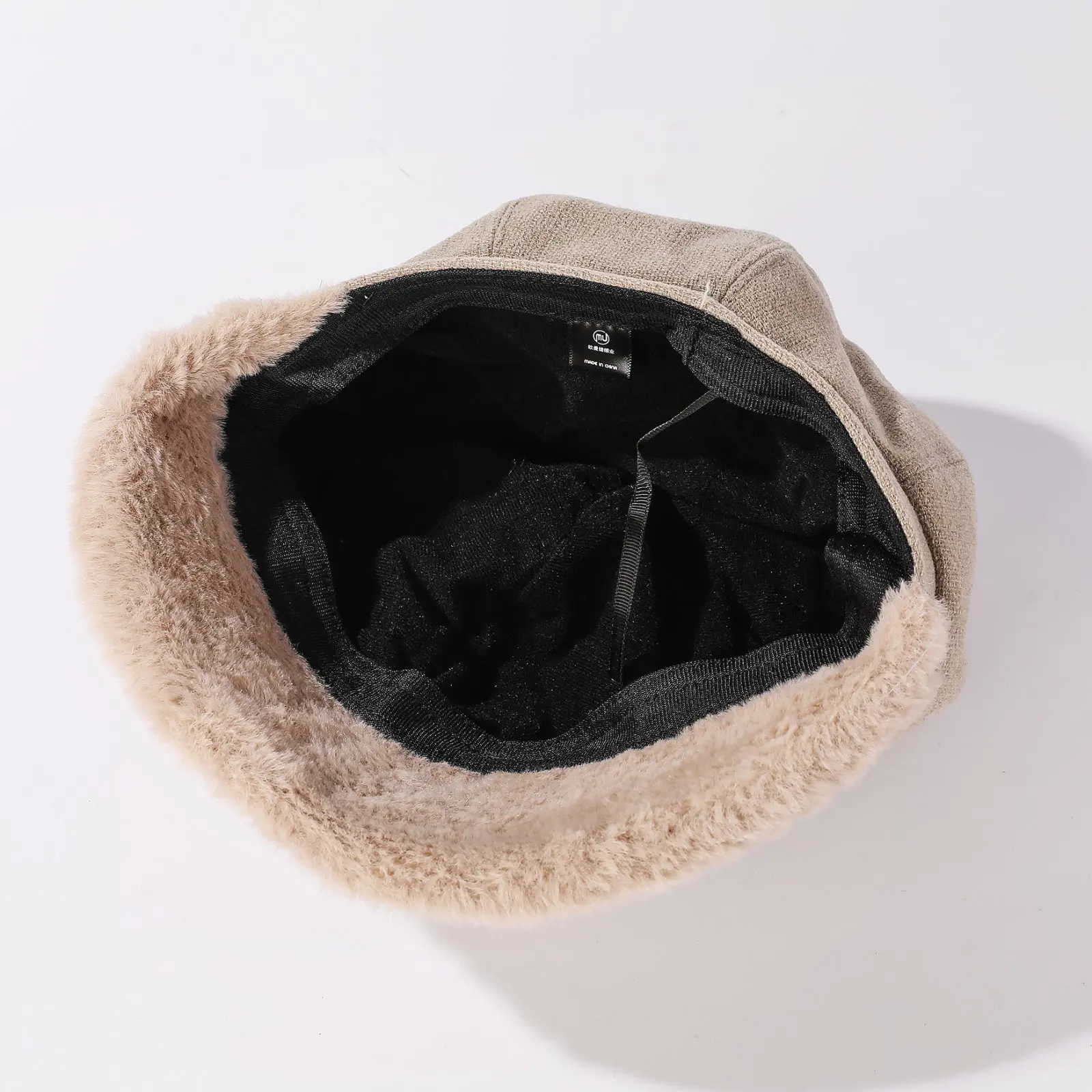 الشتاء في الهواء الطلق سميكة ودافئة الصوف مثمنة قبعة الرجعية النمط البريطاني الوجه تعزيز قبعة المرأة موزع الصحف قبعة