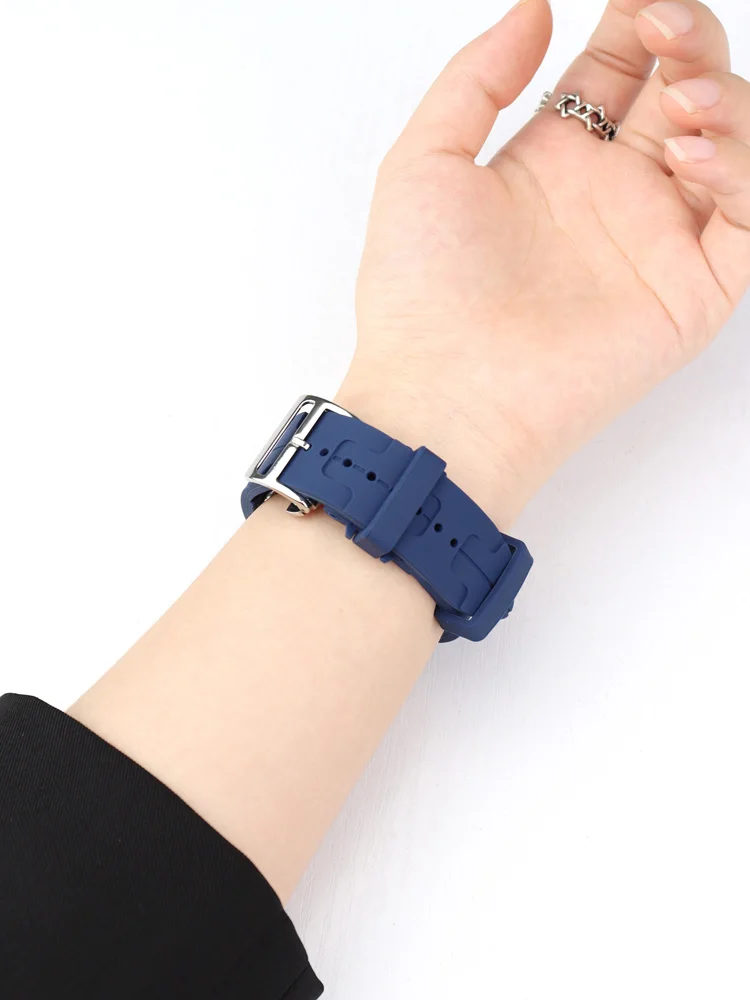 갤럭시 시계 7/FE/5/pro/6/4/클래식/3/액티브 2/기어 s3 20mm 22mm 시계 팔찌 화웨이 시계 GT/5/4/3/2 스트랩용 실리콘 밴드