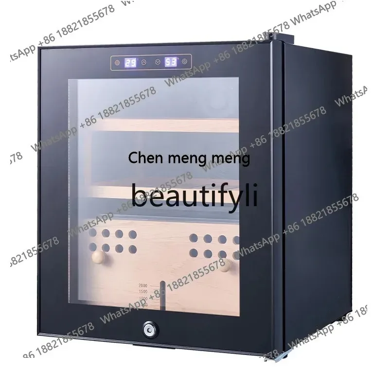 

S26 48L небольшой бытовой компрессор для контроля влаги, компрессор для контроля температуры, шкаф из кедрового дерева, табака и спирта, воздушное охлаждение