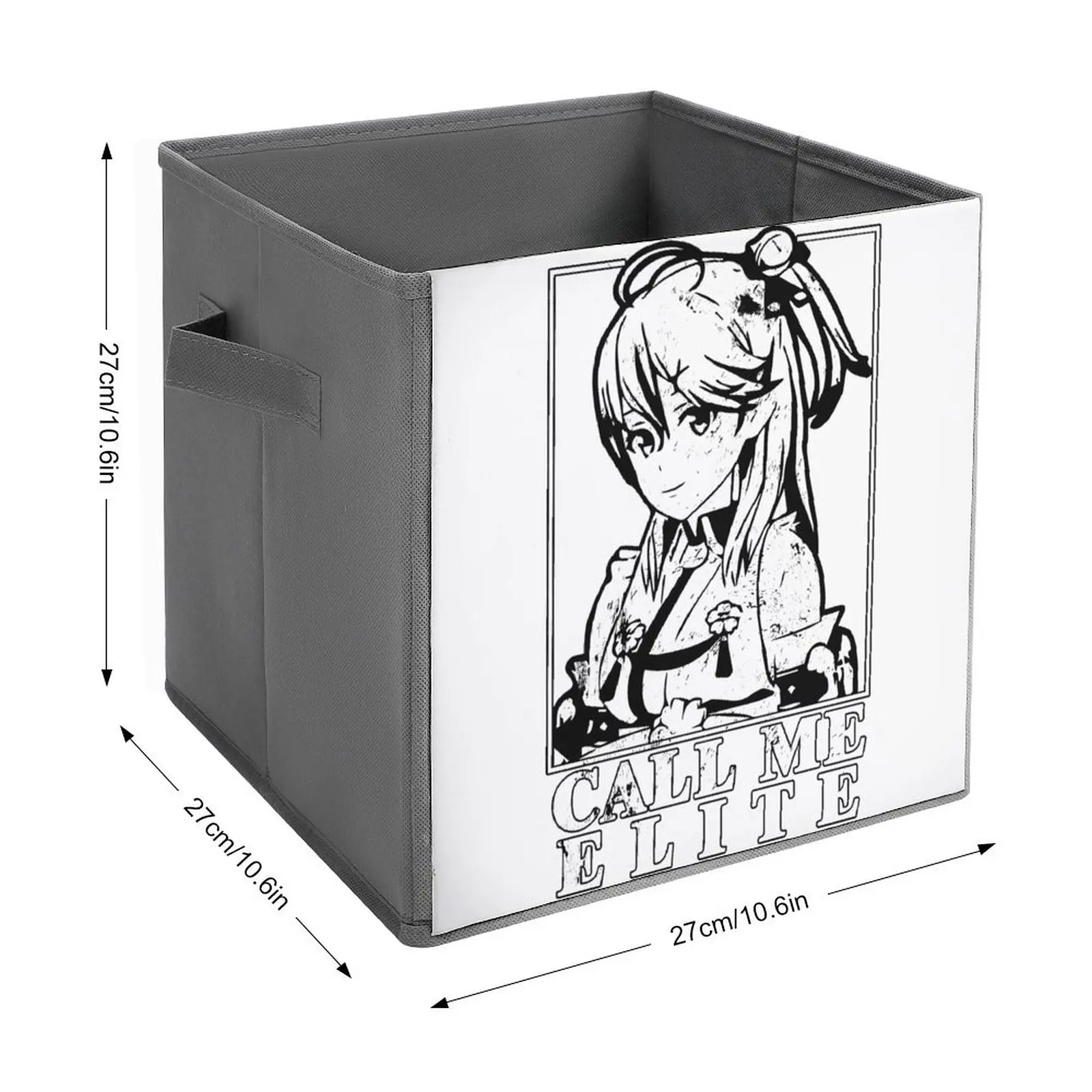 Storage Bins Sakura Elite Miko Hololive Organizer Division Graphic Folding Storage Box Super Soft Can Be Folded Storage of Socks