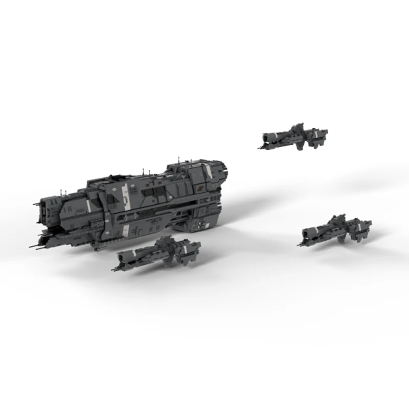 Immagine 6: Ultimate Collection Series MOC Valiant-Class Super-Heavy Cruiser Building Blocks Modello Corazzata Alta difficoltà Mattone Giocattolo Regalo