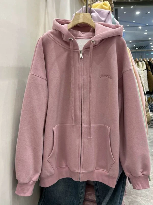 

Кардиган-толстовка с капюшоном больших размеров (до 300 фунтов), осенне-зимняя верхняя одежда с принтом и надписями, стройнящий топ для полных женщин