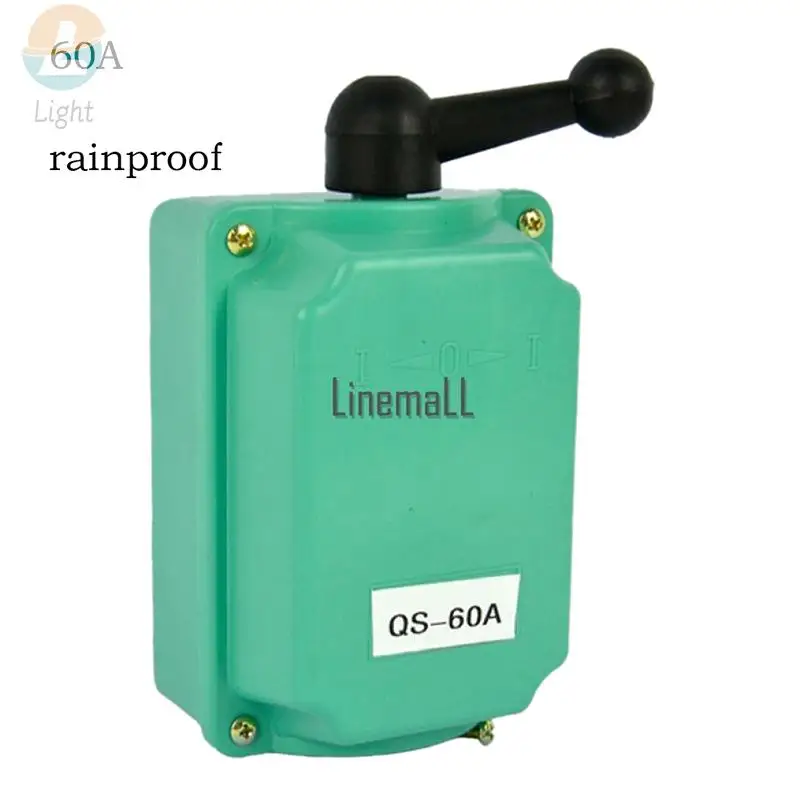 60 Amp Drum Switch Forward/Off/Reverse Motor Control Rain Proof Reversing 60A High Quality