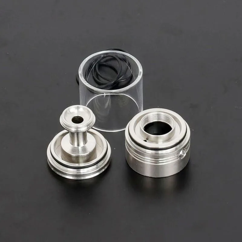 Bishop MTL RTA için 2ML/4ML Becap Kapaklı Tüp CAM Tank Hava Pimi Kiti Dekoratif Yedek Parçaları ile Kendin Yap Alt Hava Giriş Tabanı