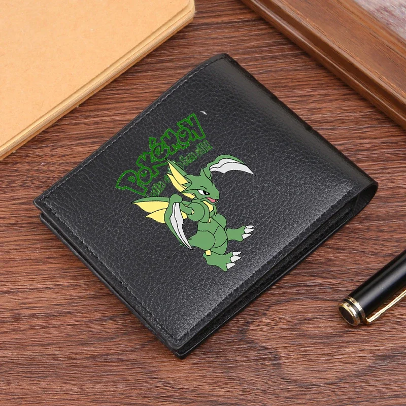 Men Short Wallet Boy Cartoon Pokemoned Nylon Wallet Portable Fashion Anime Character Card Holder Coin Purse Purses Children Gift view 4