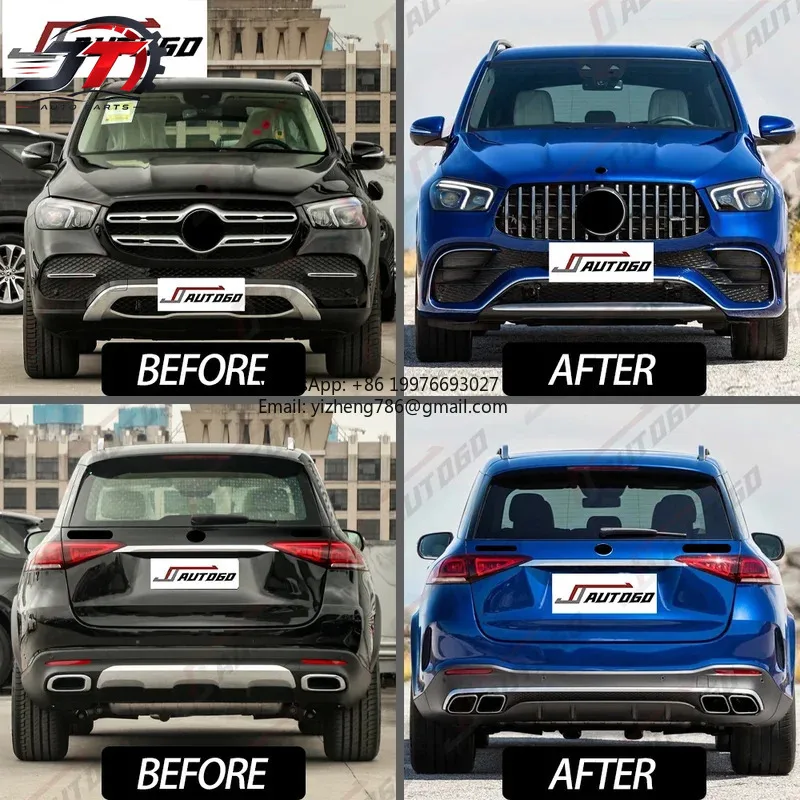 New style Factory Hot Sale PP ABS Material Bodykit for Benz W167 20-24 GLE 250 300 320 400 d 4MATIC Upgrade to GLE 63 S