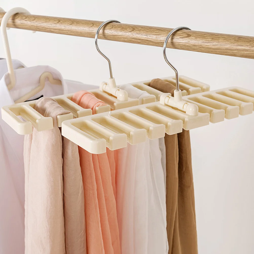 

2Pcs Closet Belt Hanger Premium Multi-Function Scarf Organizer Tie Hanger Rack for Home Bedroom Bathroom Space Saving Solution