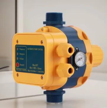 220V Adjustable Pressure Water Pump Controller Intelligent Electronic Switch Flow Sensor Pressure Gauge Home Plumbing Parts