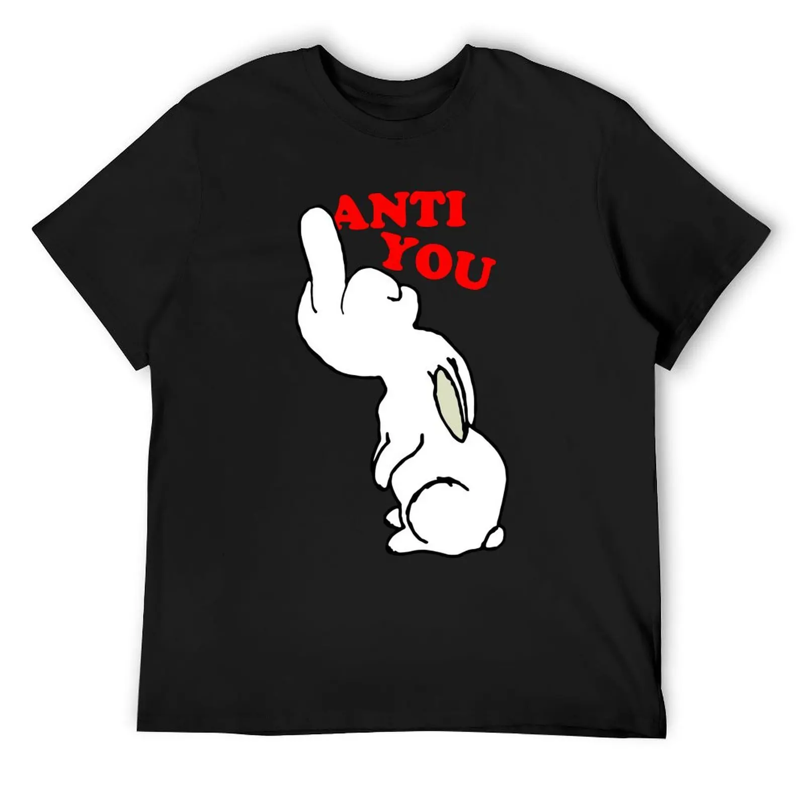 

Lee Know Anti You rabbit T-Shirt summer tops cheap stuff basketball graphic tees anime men clothing