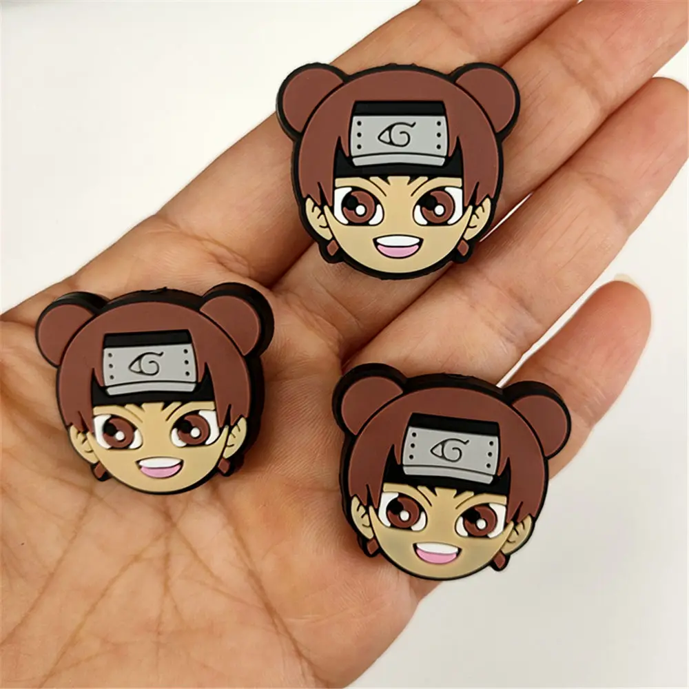 5pcs cartoon PVC Naruto Focal Beads for DIY bracelet necklace anklet pen Accessories