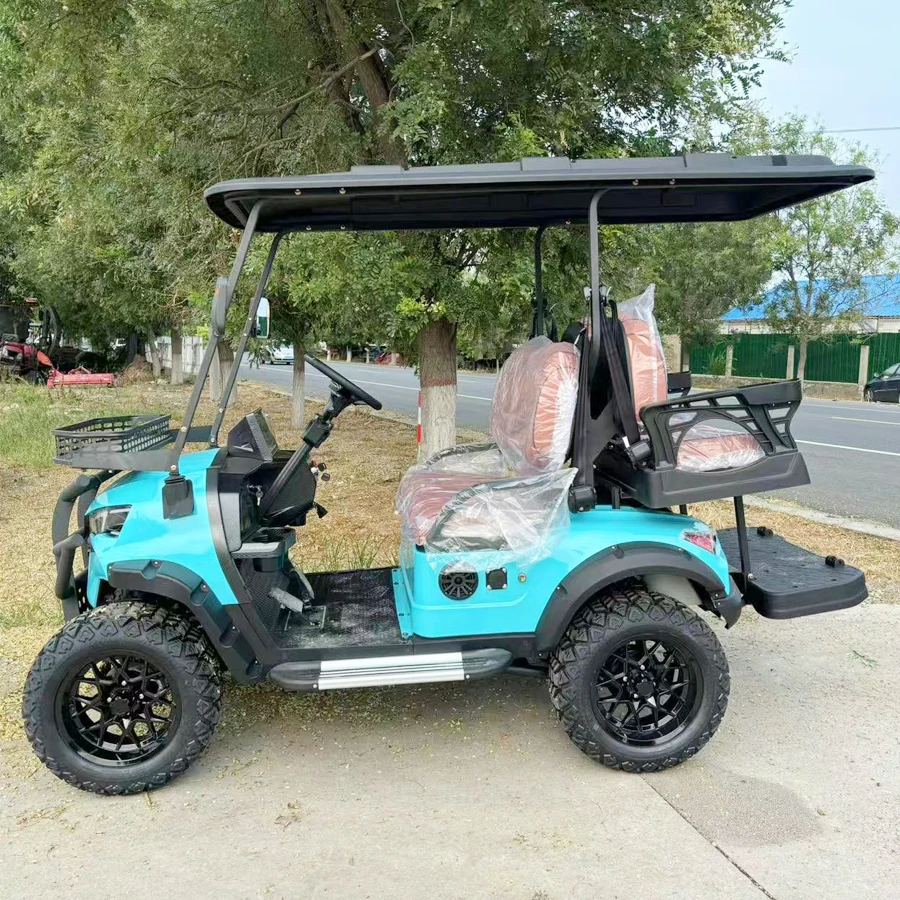 MMC 4 مقاعد شارع قانوني CE/DOT شهادة VIN رقم 48/60/72 فولت عربة جولف كهربائية #5