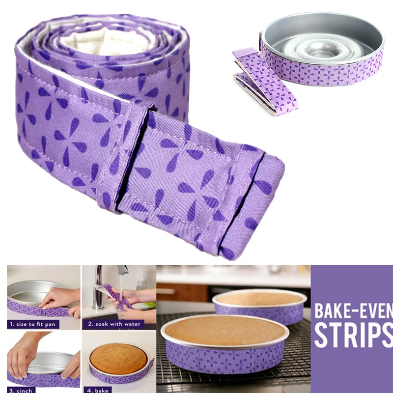 1PCS Baking Cake Mold Baking Tray Protection Strap Strip Anti-deformation Baking Cake pasteleria accesorios Kitchen Gadgets