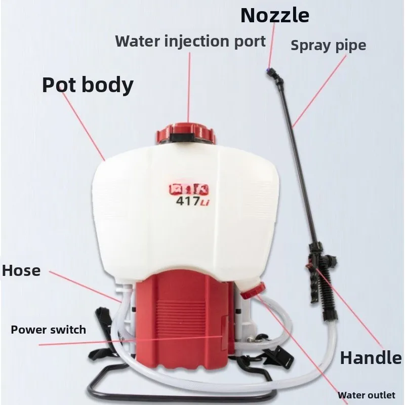 Electric constant sprayer, backpack disinfection sprayer accessories, charging