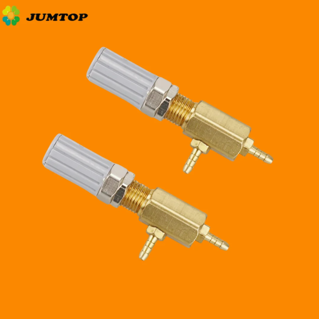 2PCS Dental Control Valve Regulator 4×2.5mm Hose Connector Dental Chair Turbine Flow Adjustor