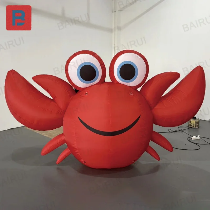Aufblasbare Krabbe, aufblasbares Modell in Tierform, mit Gebläse, Dekoration für Neujahrsveranstaltungen im Freien