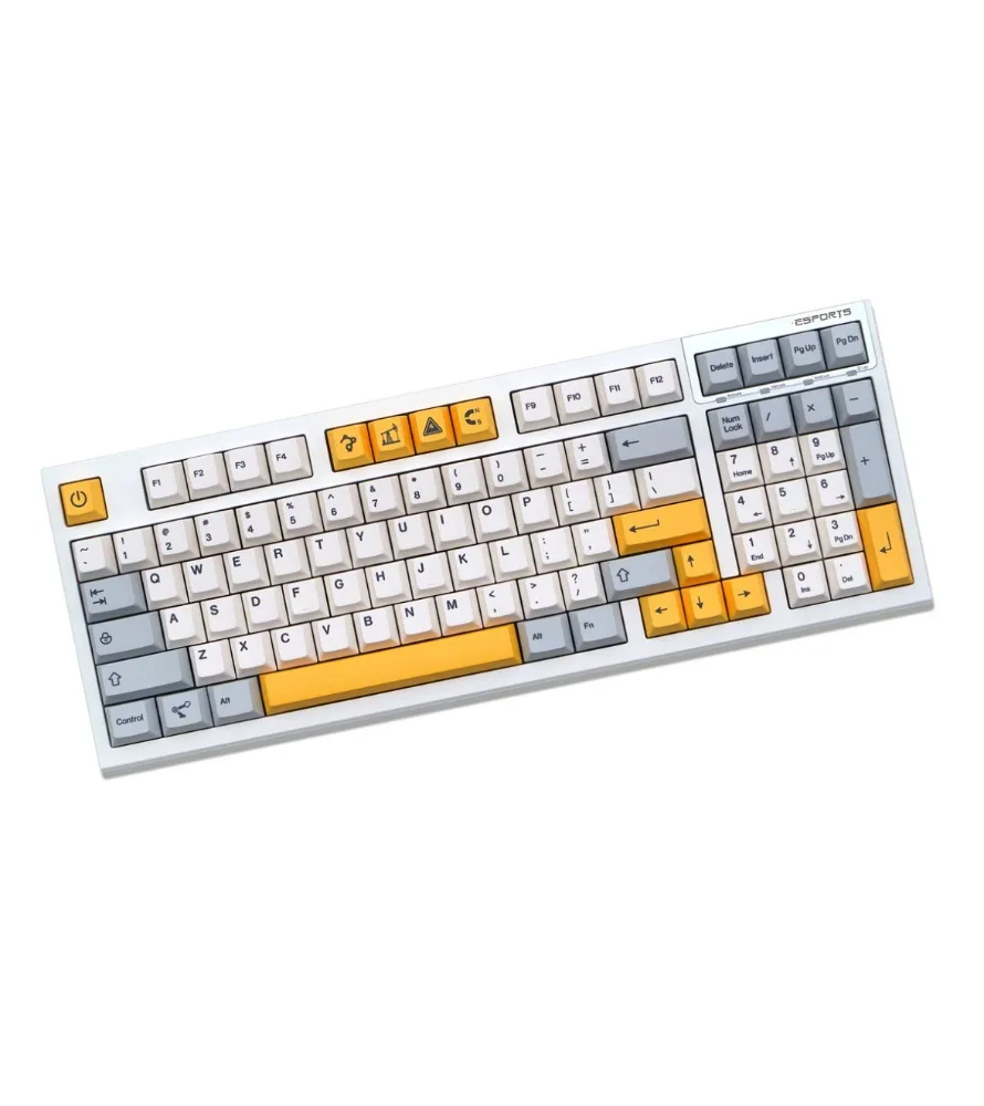 Original high personality keycaps small full set of PBT sublimation English Korean keycaps Cherry
