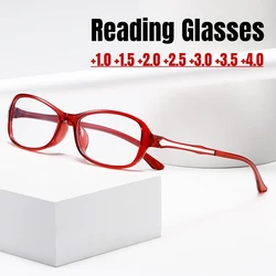 Vintage Small Frame Reading Glasses HD Lens Eye Goggles Anti-blue Light Far-sight Eyeglasses Unisex Plus Diopter Eyewear +2.5