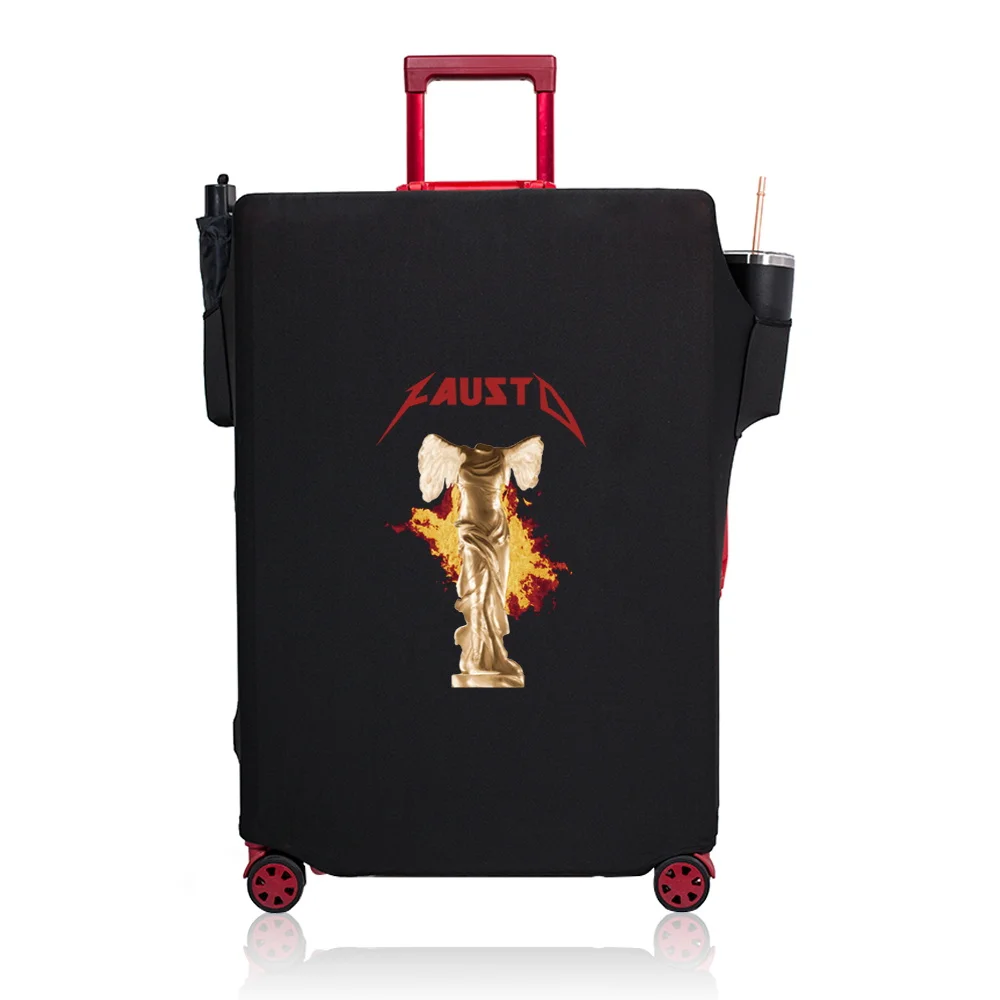 Luggage Cover Bag Protection Travel Accessories Baggage Case Elastic Dust Covers Thickened Multi Pocket Wear-resistant Sculpture