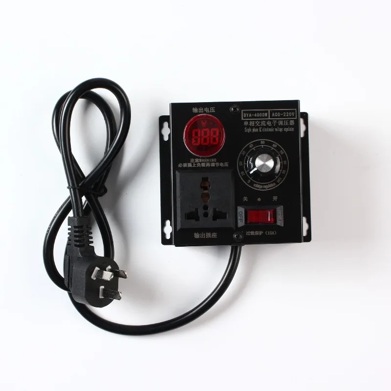 for 4000W Thyristor Electronic Voltage Regulator 220V Fan Angle Grinder Speed Controller Temperature Regulation Dimming