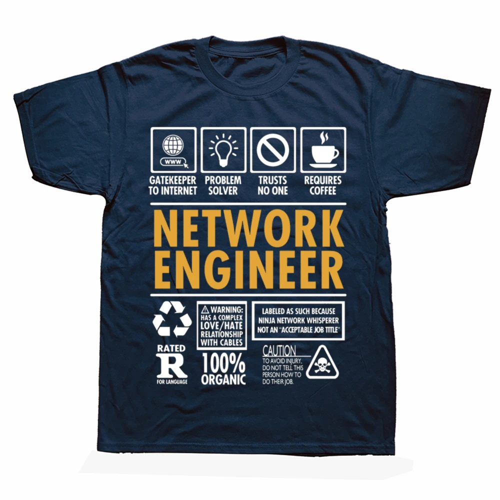 Funny Network Engineer Definition Graphic T-Shirt: The Only Tee That Speaks My Language