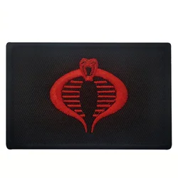 벨크로 패치 와펜 GI JOE 닌자 코브라 벨크로 패치 미국 영화 게임 군사 후크 & 루프 - Molle 배낭용 전술 수 놓은 사기 배지