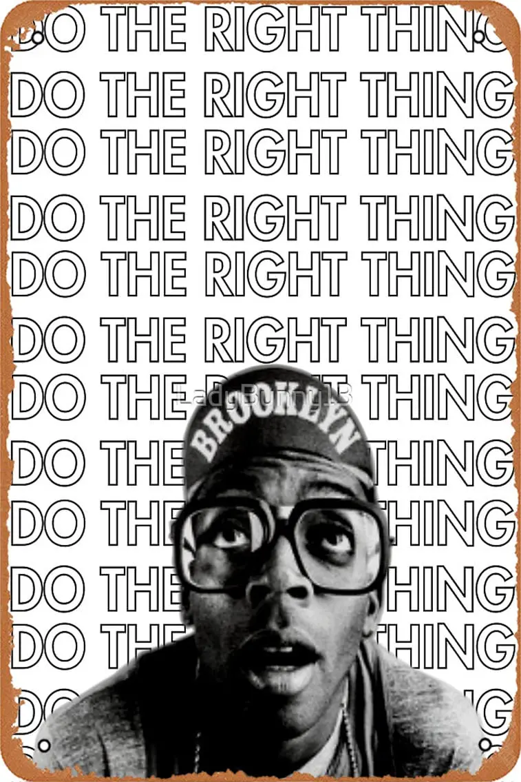 SPIKE DO THE RIGHT THING Poster Vintage 8