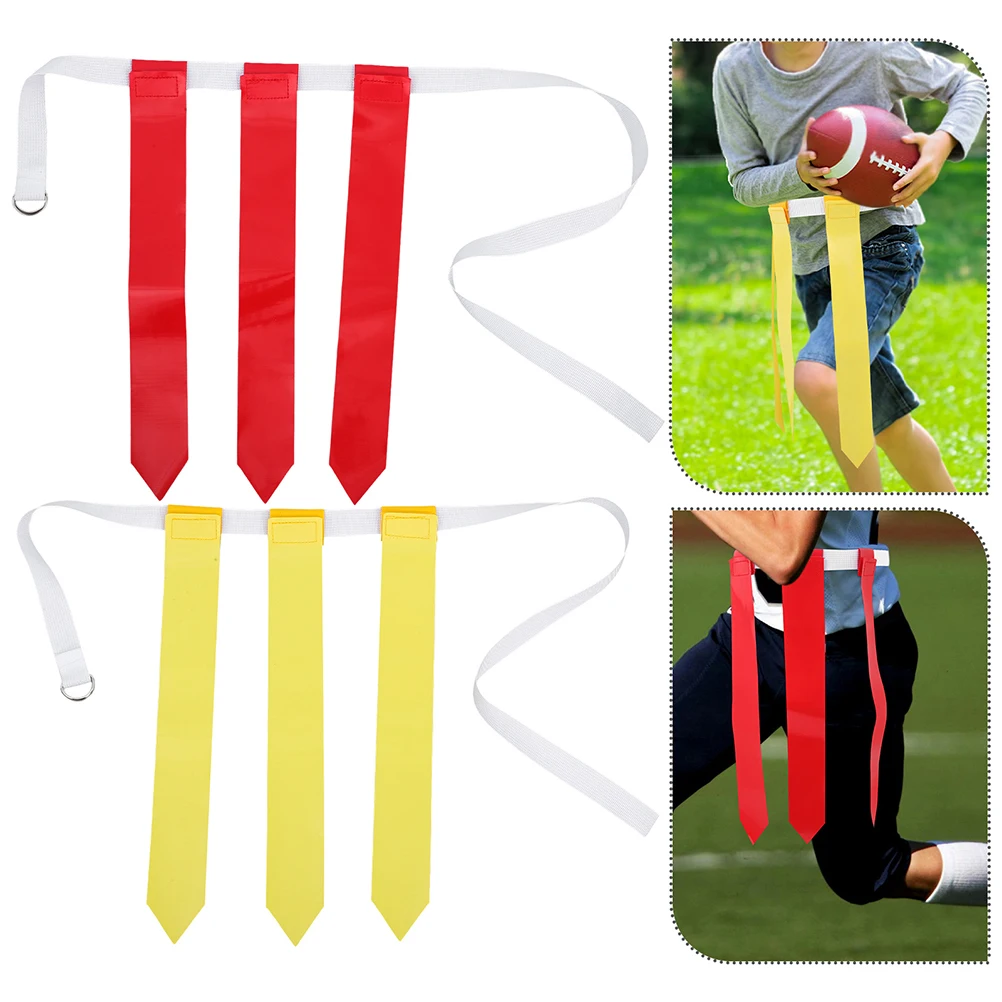 

4Pcs Reusable Football Flag Belt for Teens and Adults Perfect for Parties and Family Gatherings