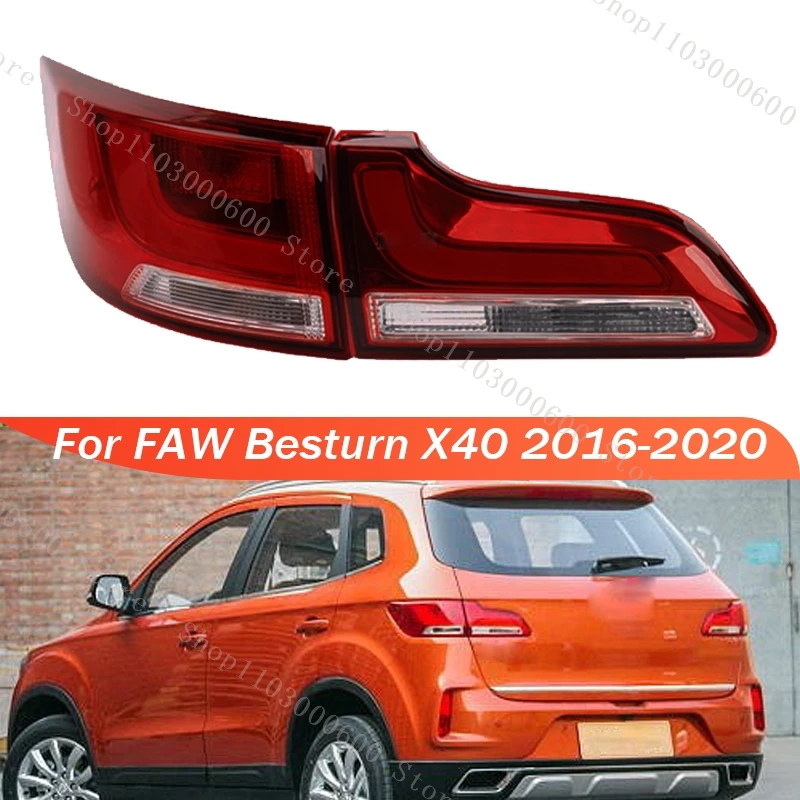 

Для FAW Besturn X40 2016 2017 2018 2019 2020 задний фонарь в сборе, стоп-сигнал заднего хода, указатель поворота, задний фонарь для парковки