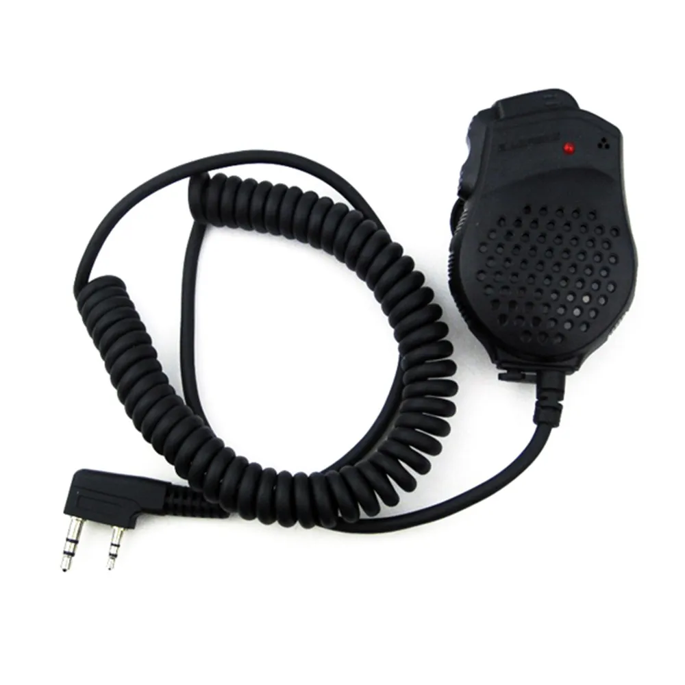 2PCS Baofeng Speaker Mic Microfoon Dual PTT Voor Pofung Walkie Talkie UV-82 UV82 Draagbare CB Radio