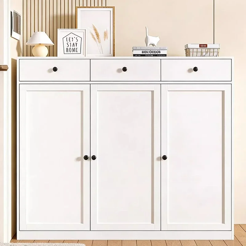 Narrow Premium Functional Luxury Shoe Cabinet Refined Compact Black Modern Spacious Shoe Cabinet Scarpiera Modern Furniture