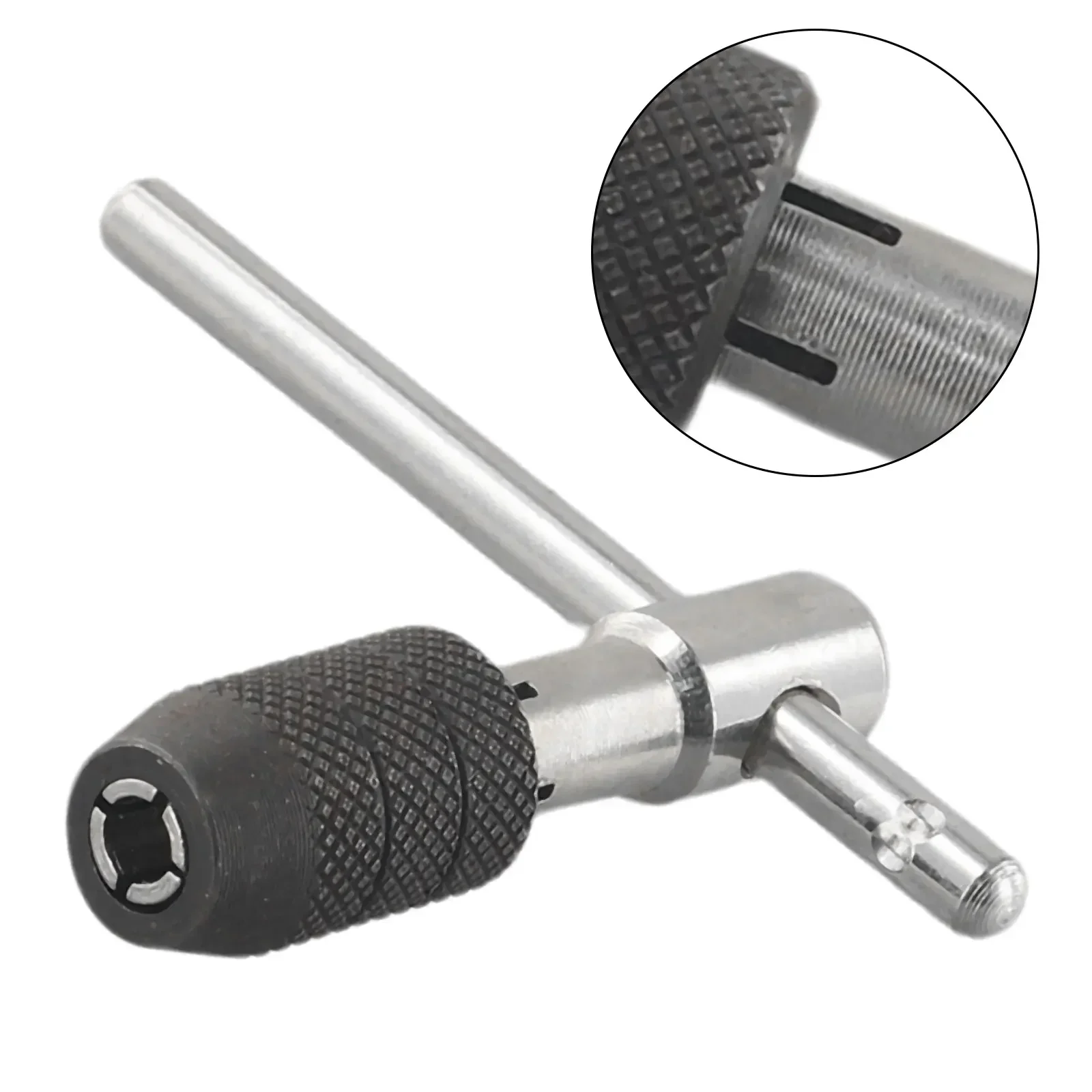 1PC Adjustable T-Handle Ratchet Tap Wrench Reamer Hand Manual Holder Wrench Metric Machine Screw Thread Plug T-shaped Hand Tool