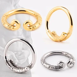 New Men's Stainless Steel Chastity Penis Ring Monkey King Golden Hoop Stick Delay Ejaculation Glans Cock Ring Sex Tooys For Man