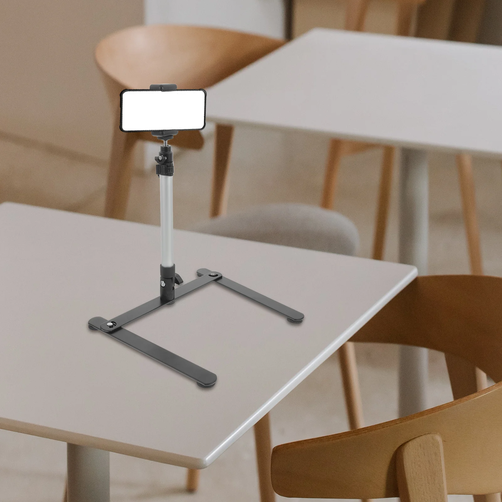Cellphone Selfie Holder Mount Extendable Adjustable Phone Stand For Desk Live Streaming Video Calling Portable Mobile Holder