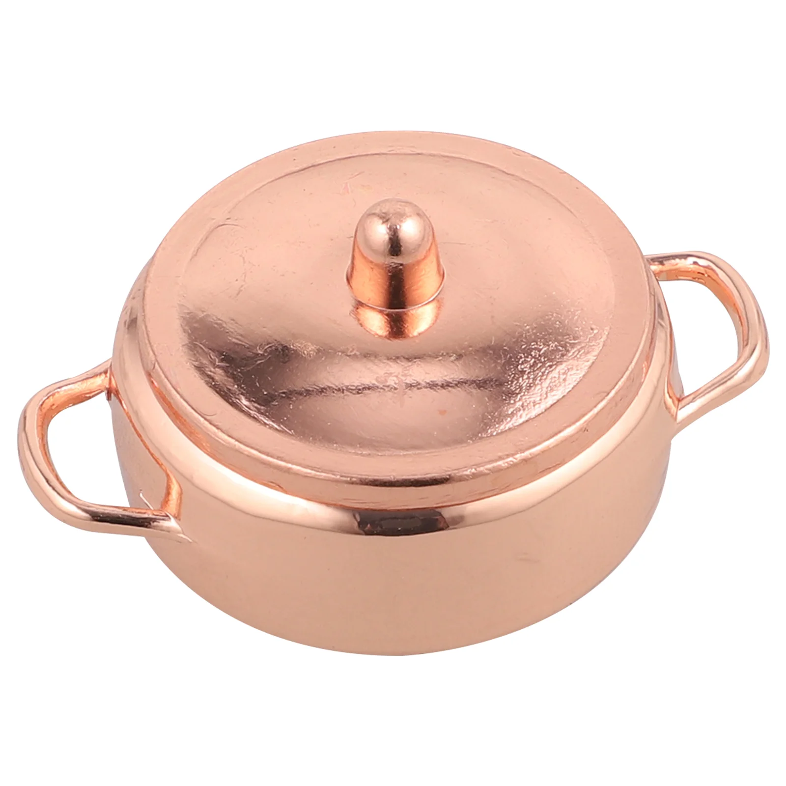 House Accessories Micro Vintage Decor Kitchen Mini Cookers Miniature Pot Ornaments Simulation Pots Flowerpot