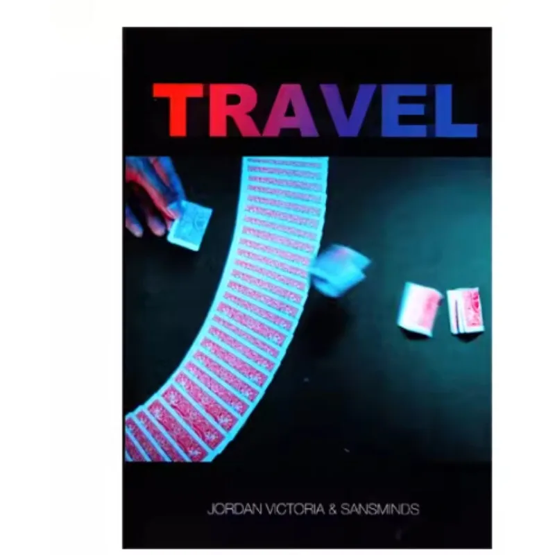 

Travel (Dvd and Gimmick) By Jordan Victoria and Sansminds Close-Up Magic Tricks Street Card Magic Props Illusions Magician Funny