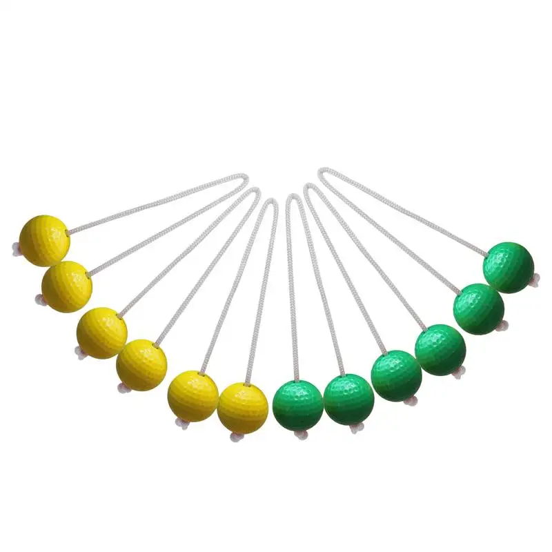 Set di palline per lancio di scale di 6 palline per pratica di golf a scala Interazione genitore-figlio Strumento di esercizi portatile per società di attività all'aperto