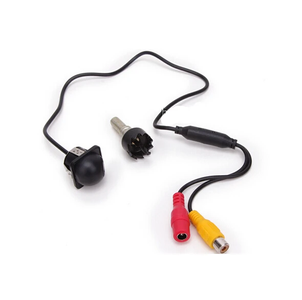Car Rear View Camera Reverse Backup Color Camera Night Vision Wide-angle Panoramic Head Car Rearview Camera