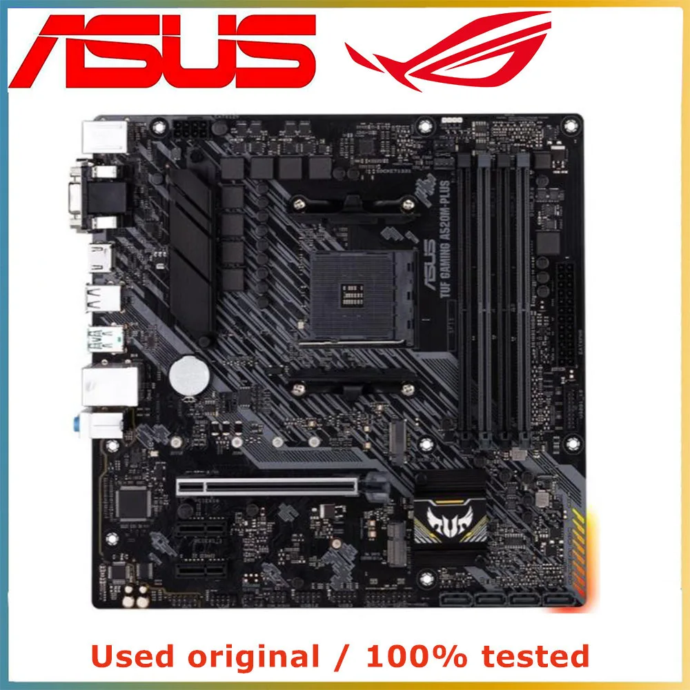 For ASUS TUF GAMING A520M-PLUS  A520 A520M AM4 DDR4 Motherboard