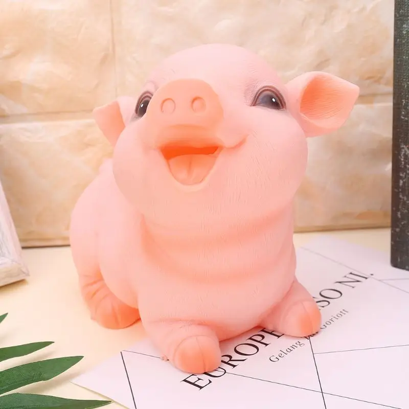 Cute Pink Pig Piggy Bank Lovely Piglet Money Coin Saving Bank Kids Openable Collectible Money-box Boy Girl Birthday Gift