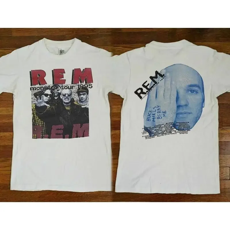R.E.M T-Shirt, R.E.M Rock Band Monster Tour 1995 T-Shirt