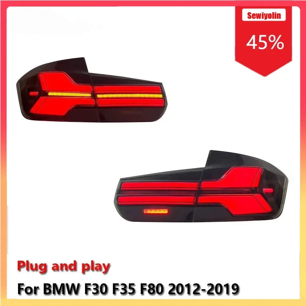

Car Accessories LED Tail Lights For BMW F30 F35 2012-2019 G05 Style DRL Fog Rear Trailer lamps Turning Signal Plug And