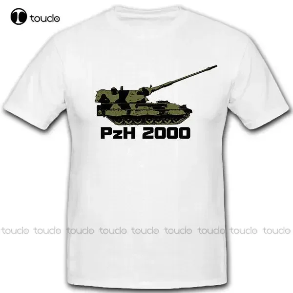 Hot Sell Fashion PzArt Btl Kp PzH 2000 Bundeswehr Panzerhaubize Panzer Artillerie - T Shirt O-Neck T Shirt fashion funny new
