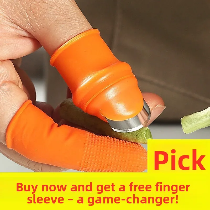 

Kitchen peel garlic and pinch vegetables thumb pick vegetables pepper finger cover bean pick vegetables