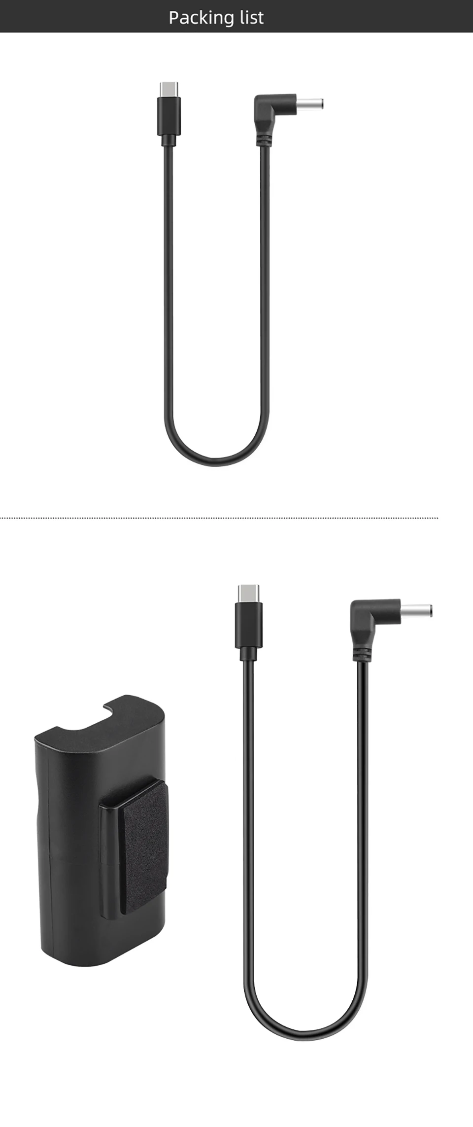 Tragbares Stromladekabel für DJI Goggles 2, Flugbrille, Stromversorgungsleitung + Rückclip für DJI Avata Drohnen-Akkuhalter – Detail 11