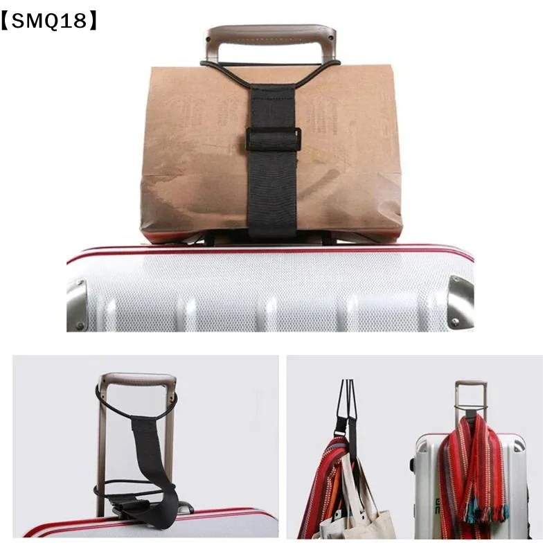 Adjustable Elastic Luggage Strap Carrier Strap Baggage Bungee Belts Suitcase Travel Security Carry On Straps【SMQ】